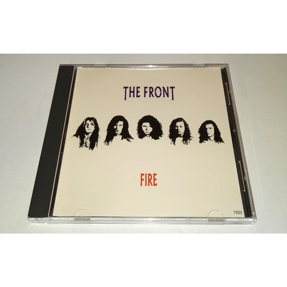 The Front - Fire Promo CD 1989 Vintage Metal Rock Vintage Rare